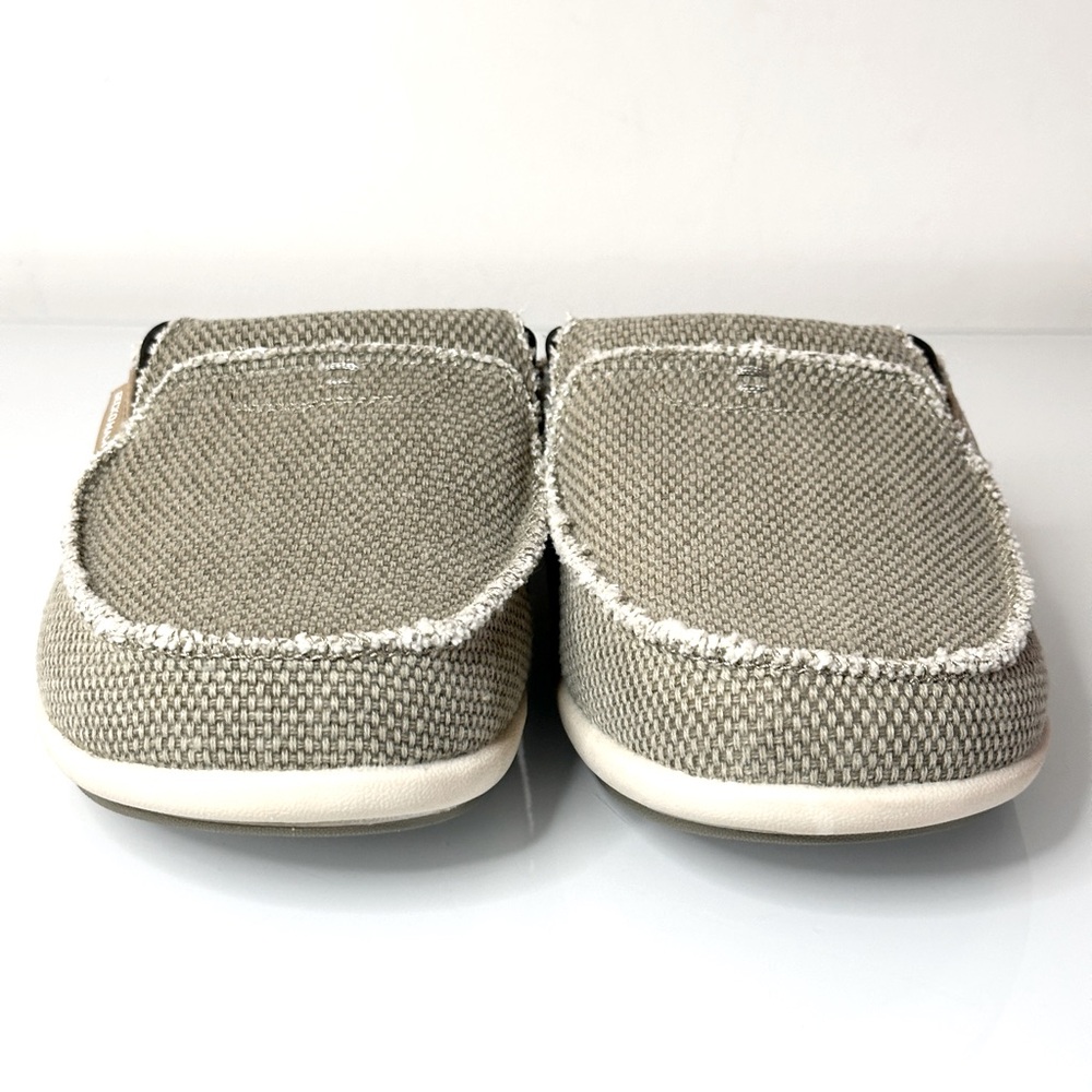 Gecko Man Orthotic Sherpa Canvas Slip-On Slipper Shoes 11.5 NEW Khaki - Picture 5 of 10
